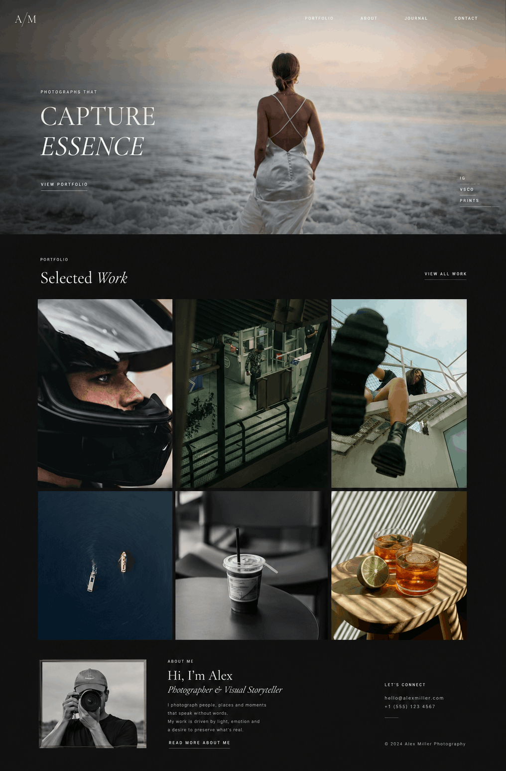 Website built by Zapsite from an Instagram profile